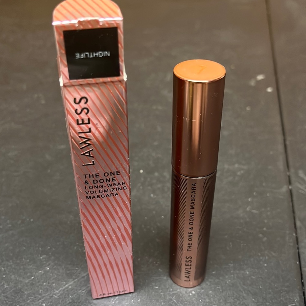 Lol us, the one and done Long wear volumizing mascara, color: nightlife